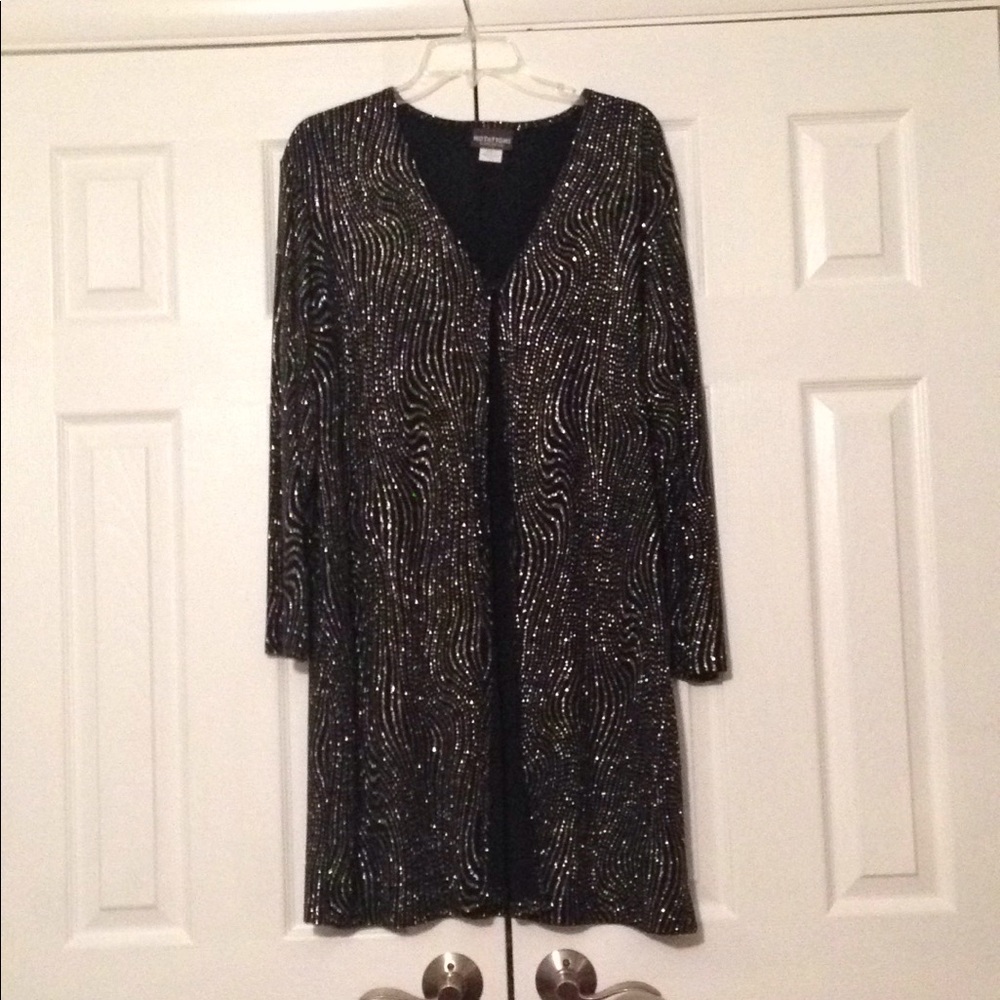 Worn once, metallic light weight, evening jacket
